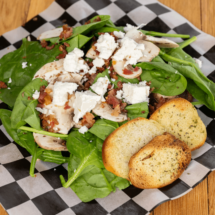 Spinach Bacon Salad