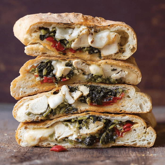 Grilled Chicken and Broccoli Rabe Sandwich