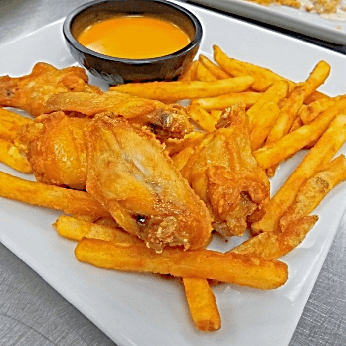 Wings and Fries