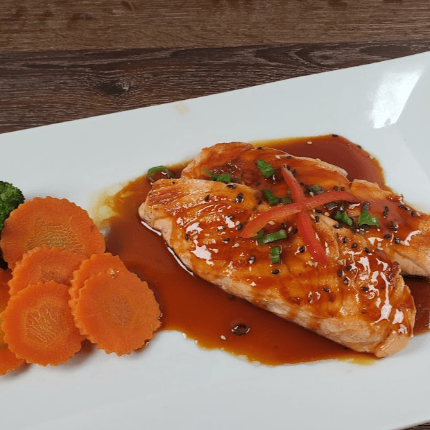 Salmon Teriyaki.