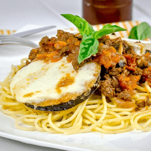 Eggplant Parmesan Pasta