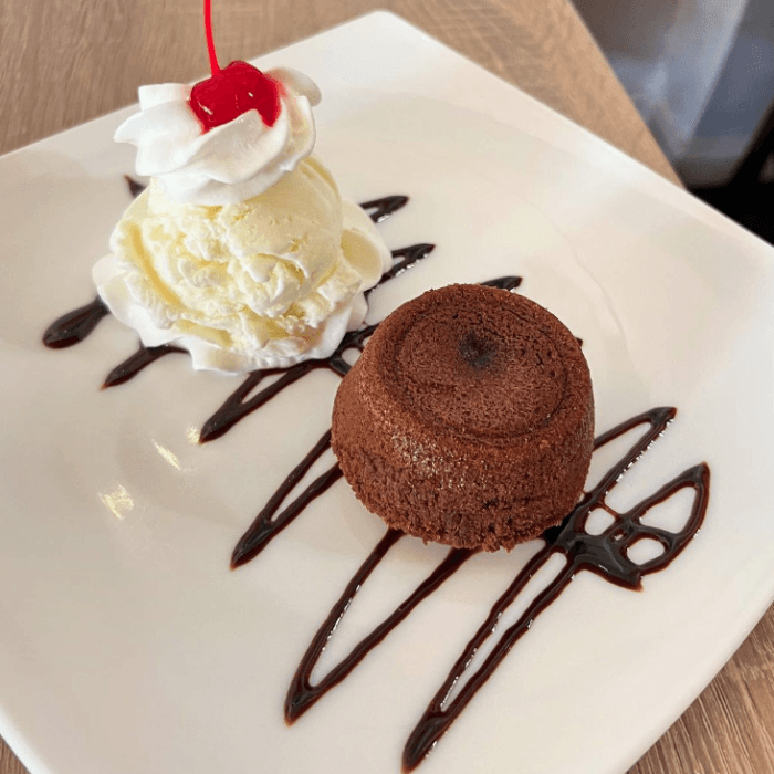 Chocolate Souffle.