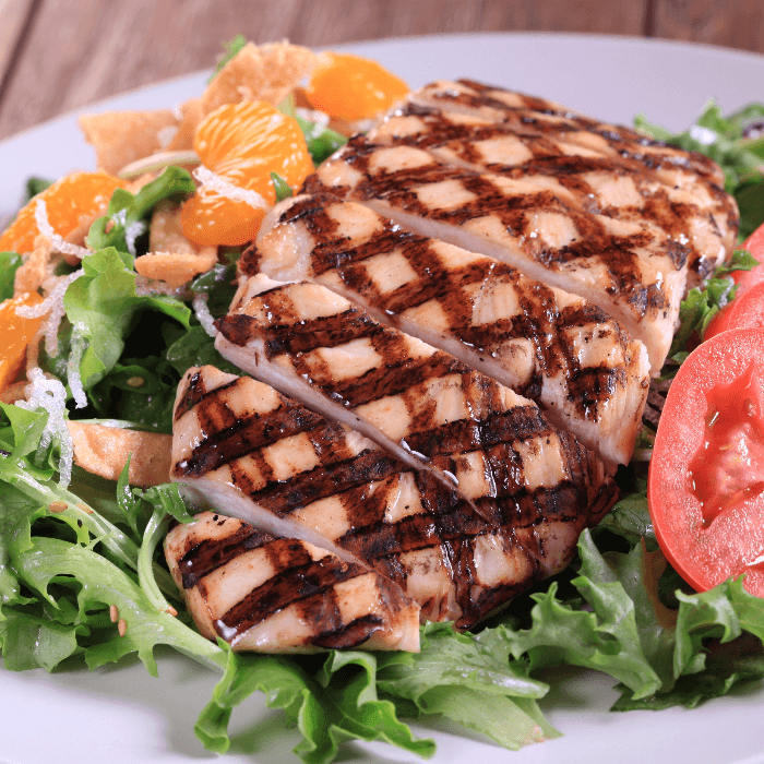 Grilled Chicken Breast Salad.