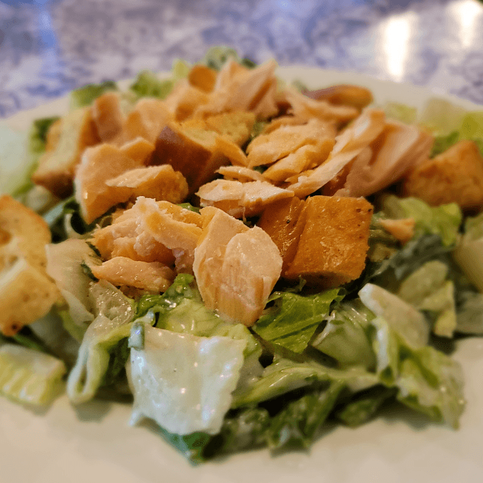 Large Smoked Salmon Caesar Salad