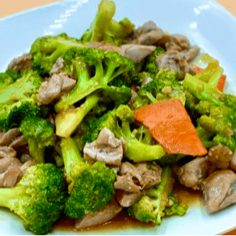 C01. Garlic Chicken /w Broccoli 花椰菜炒雞.