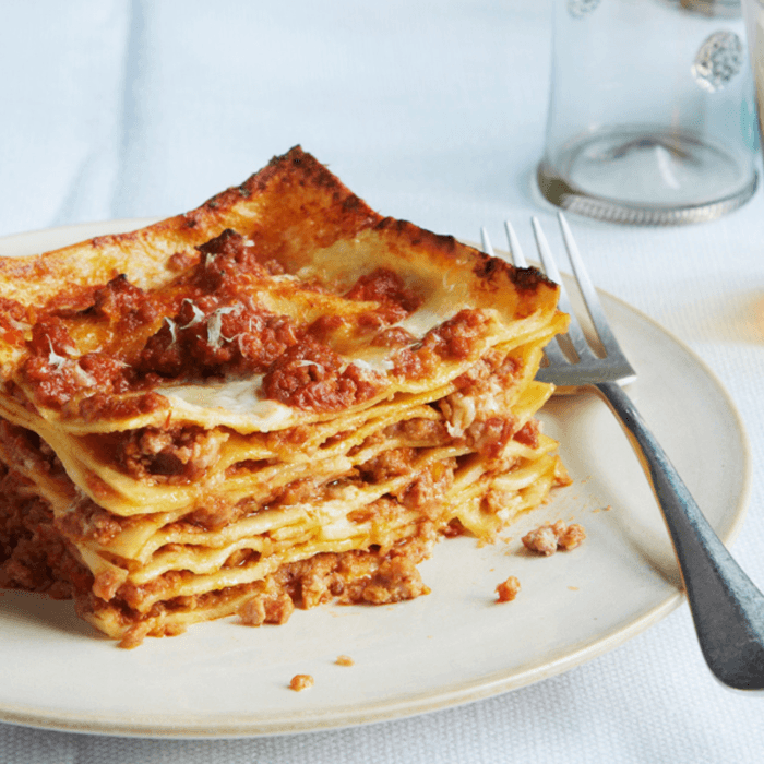 Lasagna Bolognese Pasta
