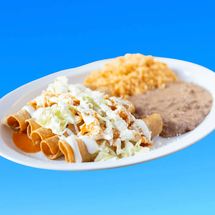 Beef Taquito Plate