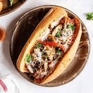 Hot Italian Sausage Parmesan Sub