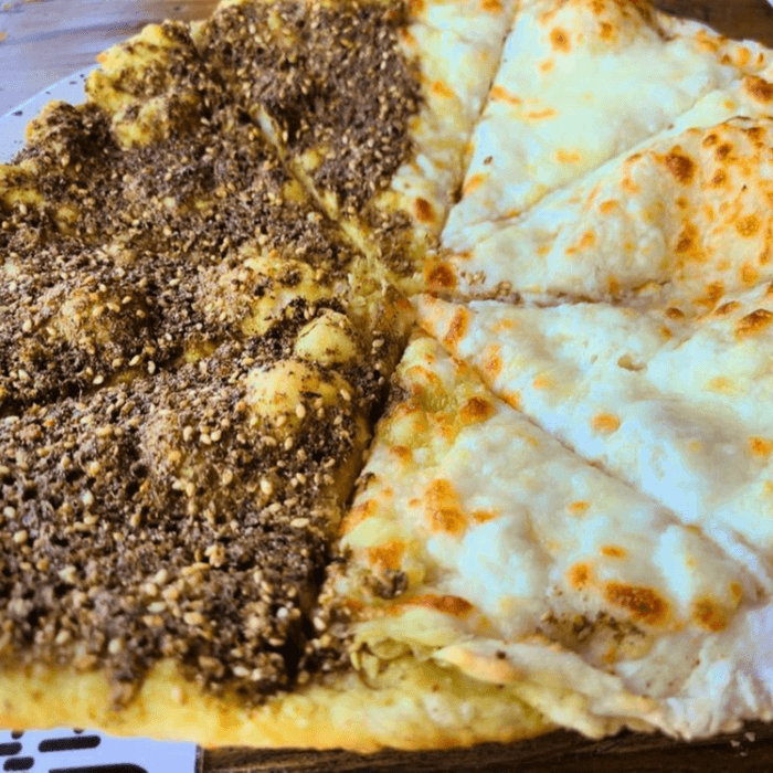 Mankouche Zaatar and Cheese