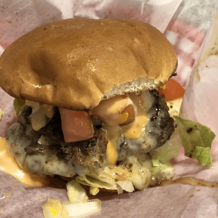 Juicy American Burgers: Classic, Bacon, Veggie