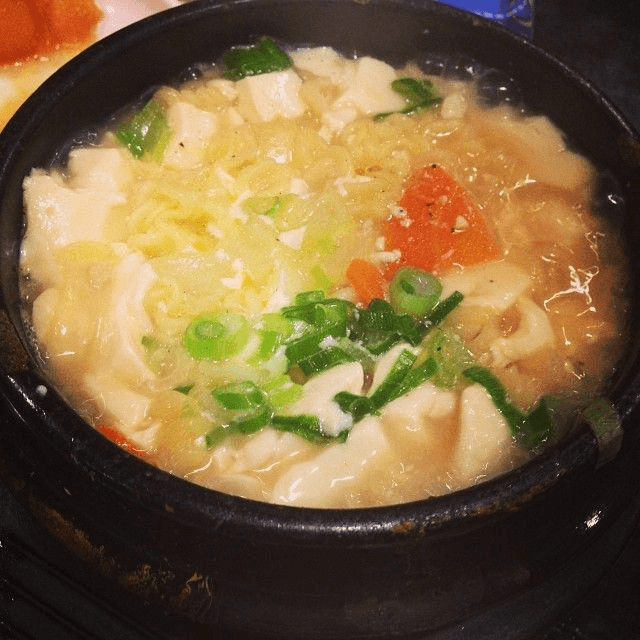 T12. Daeji Bulgogi Soft Tofu Combo.