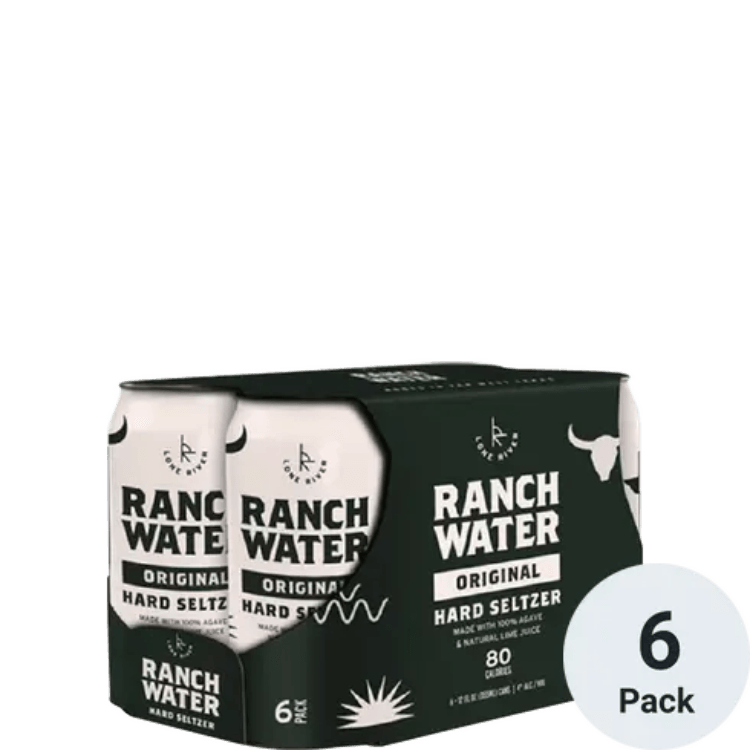 Lone River Hard Seltzer Ranch Water Lime Can (12 Oz X 6 Ct)
