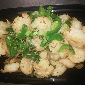 Fried Shrimp with Spicy Salt (No Shell).