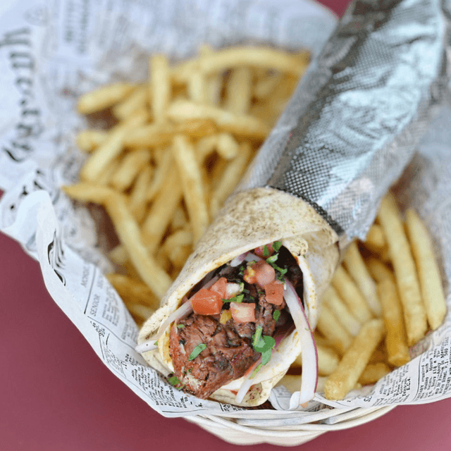 Beef Kabob Wrap