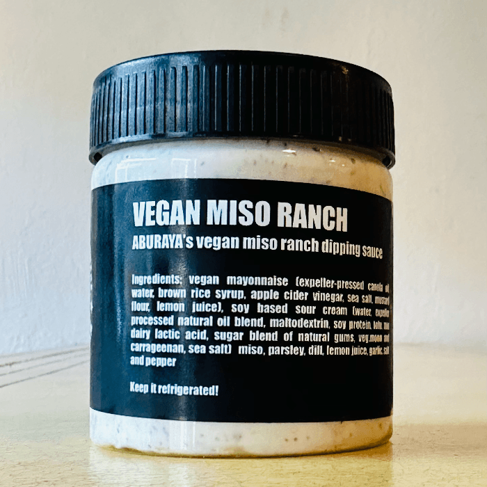 World Famous Aburaya Vegan Miso Ranch (Jar).