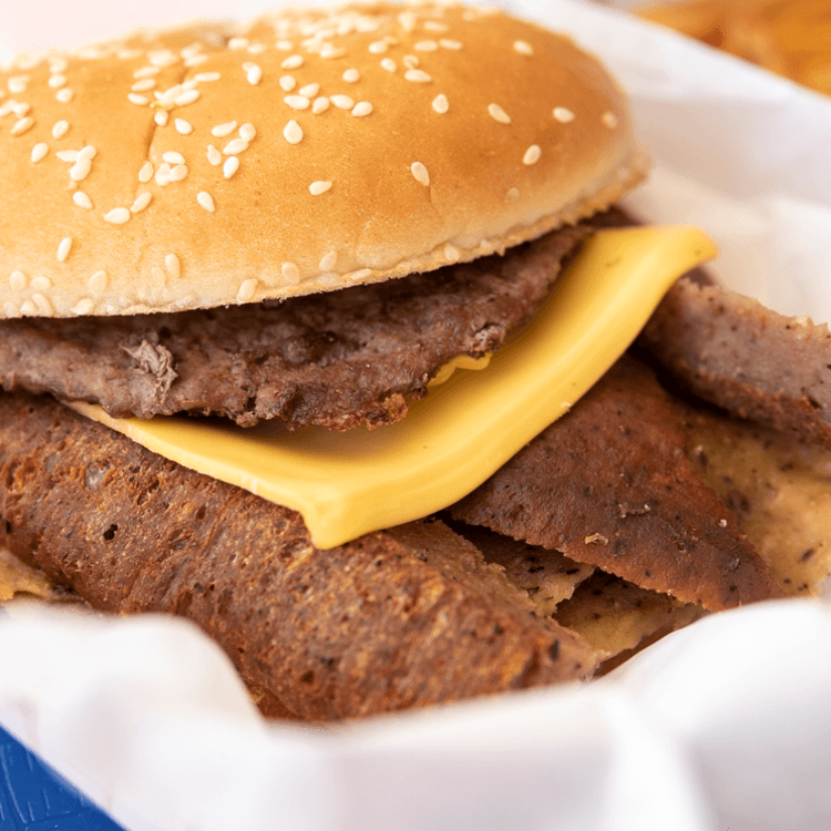 Double Gyro Cheeseburger (2/3 lb.)