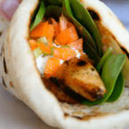 Grilled Chicken Bianca Wrap.
