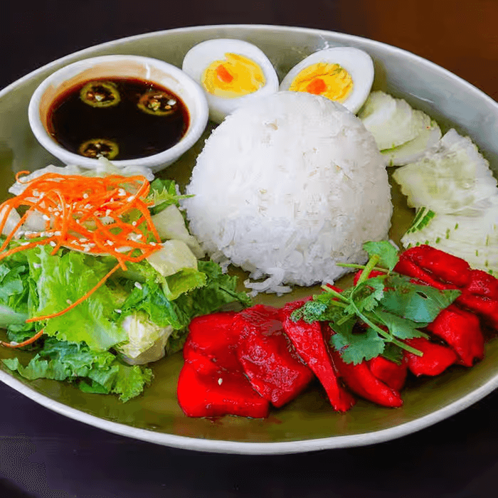 L- 11.BBQ Pork Over Rice.