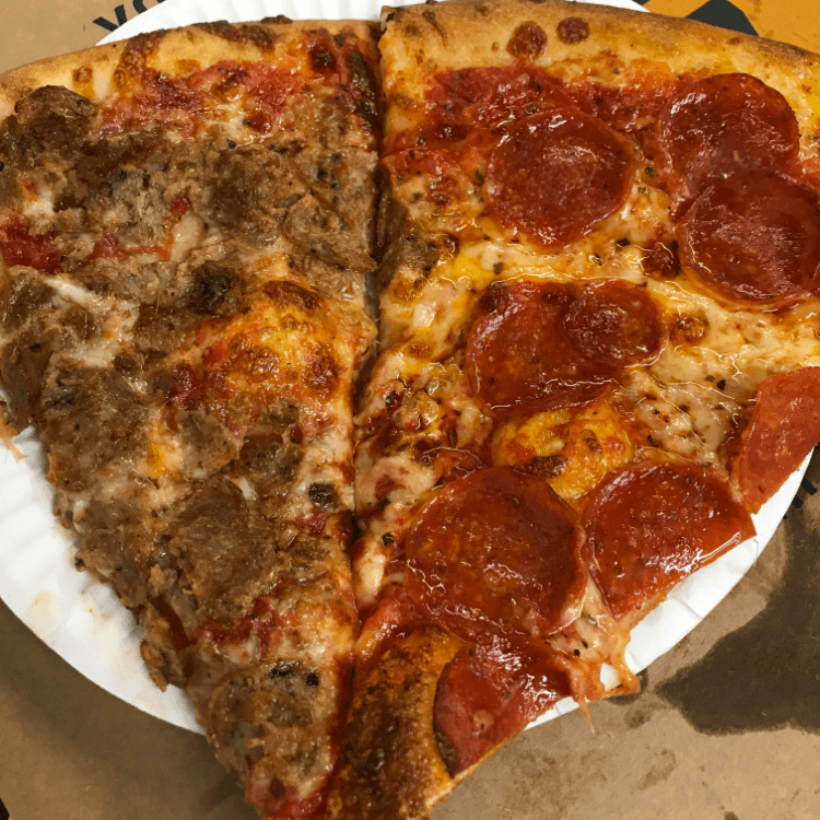 Meat Combo Pizza Slice