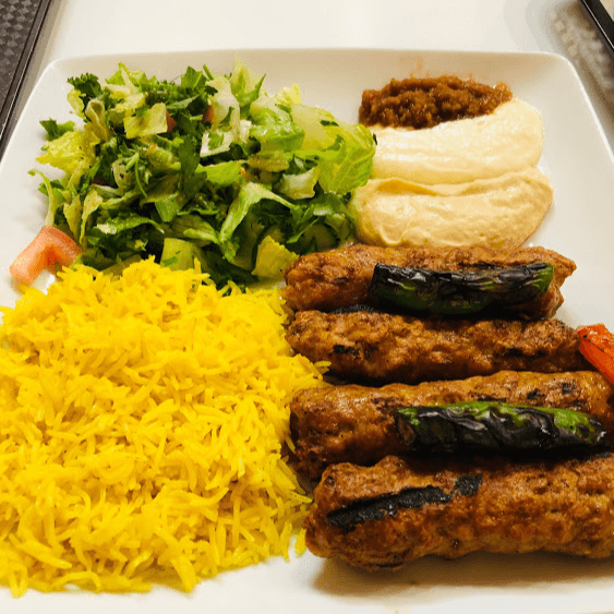 Chicken Kofta Platter.