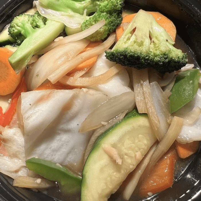Garlic Sauce Entree.