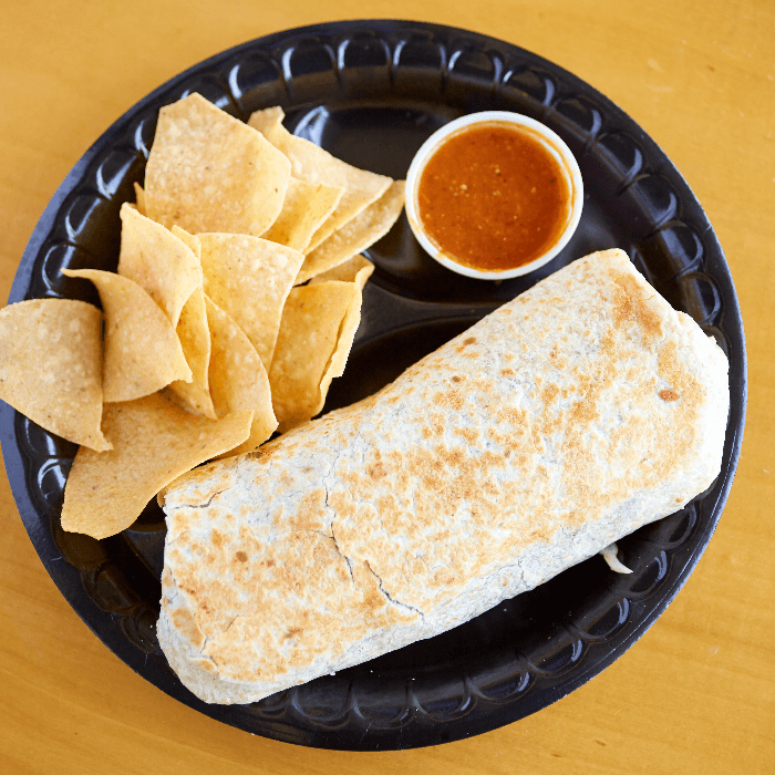 Vegetarian Burrito.