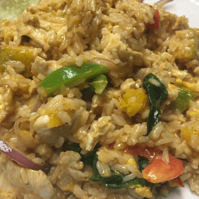 101. Pumpkin Fried Rice.