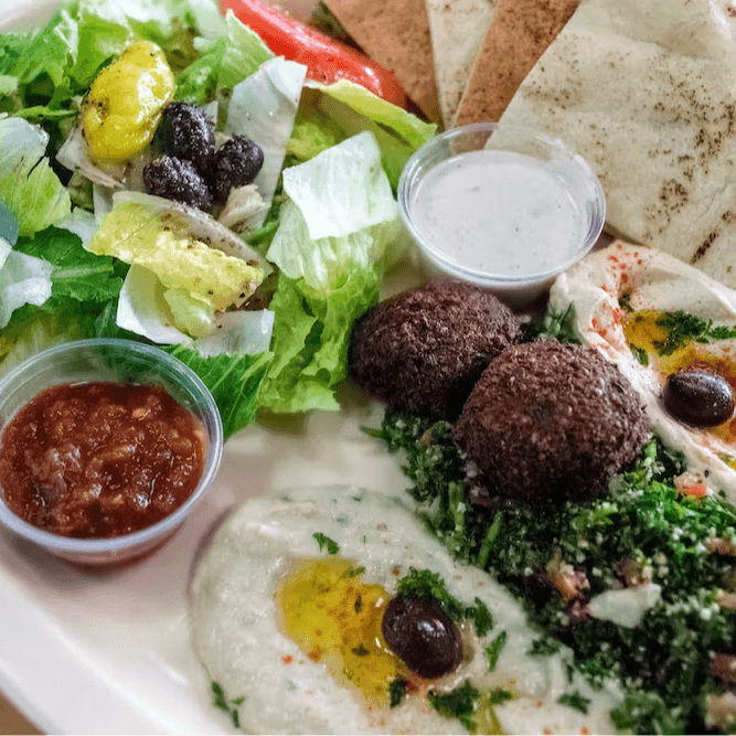Vegetarian Plate.