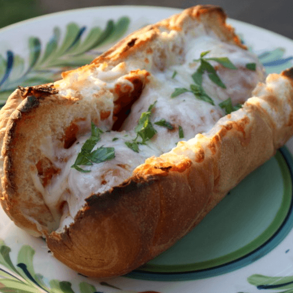 Meatball Parm Sub.