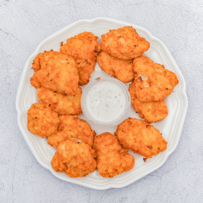 Via Mia Boneless Hot Wings.