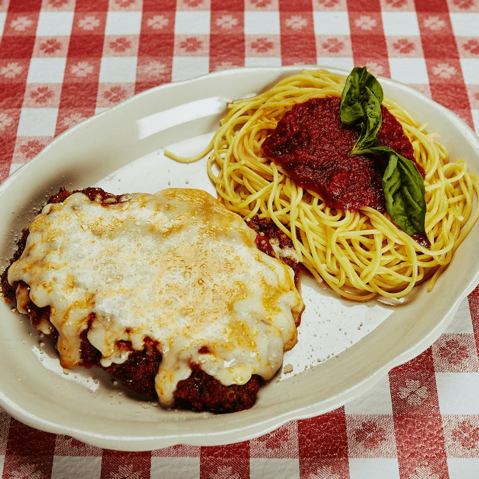 Veal Parmigiana.