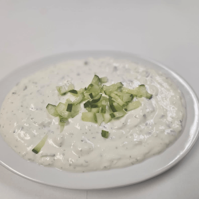 Chilled Cucumbers with Yogurt.