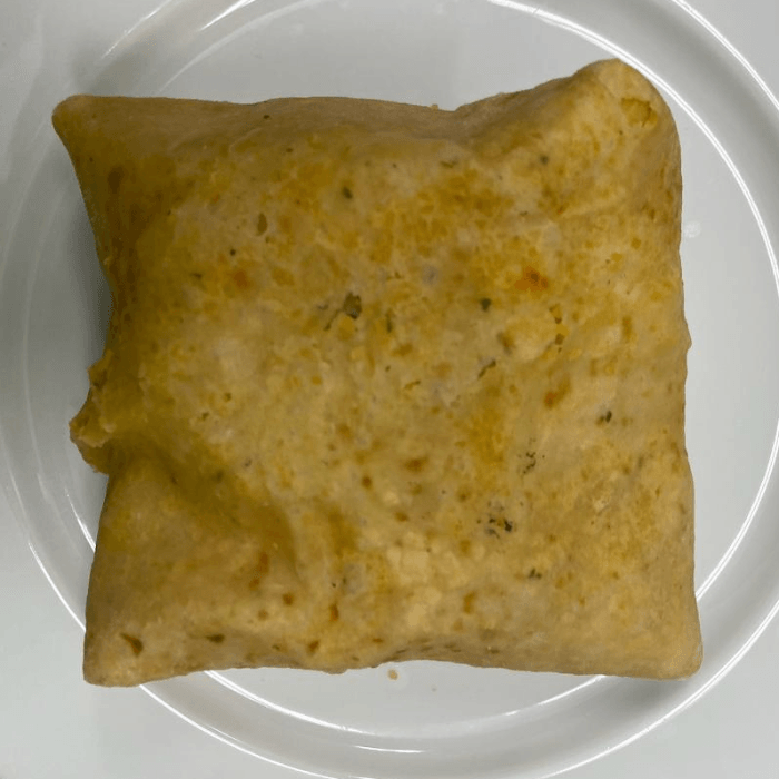 Curried Vegetable Roti.