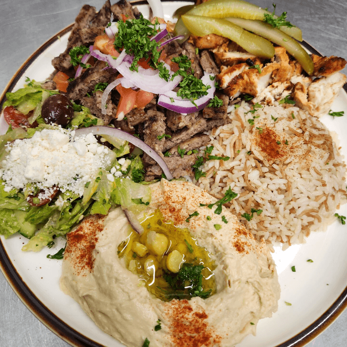 Lamb Gyro Platter.