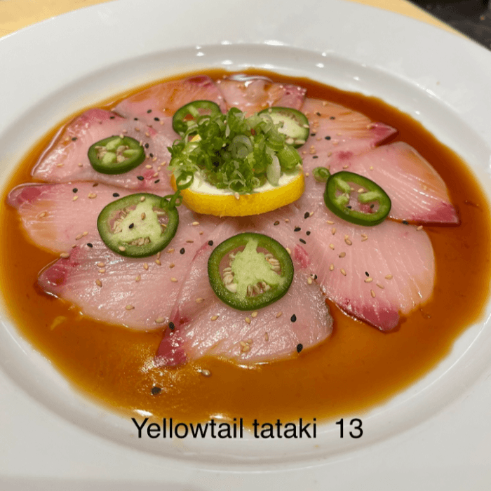 Yellow Tail Tataki