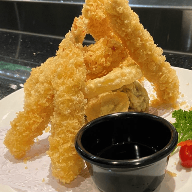 Shrimp Tempura Appetizer.