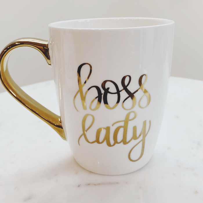 Boss  Lady  Gold  Coffee Mug