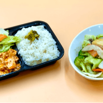 B09. Veggie Bento 什錦素菜便當.