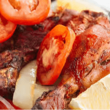 Tandoori Chicken Dinner.