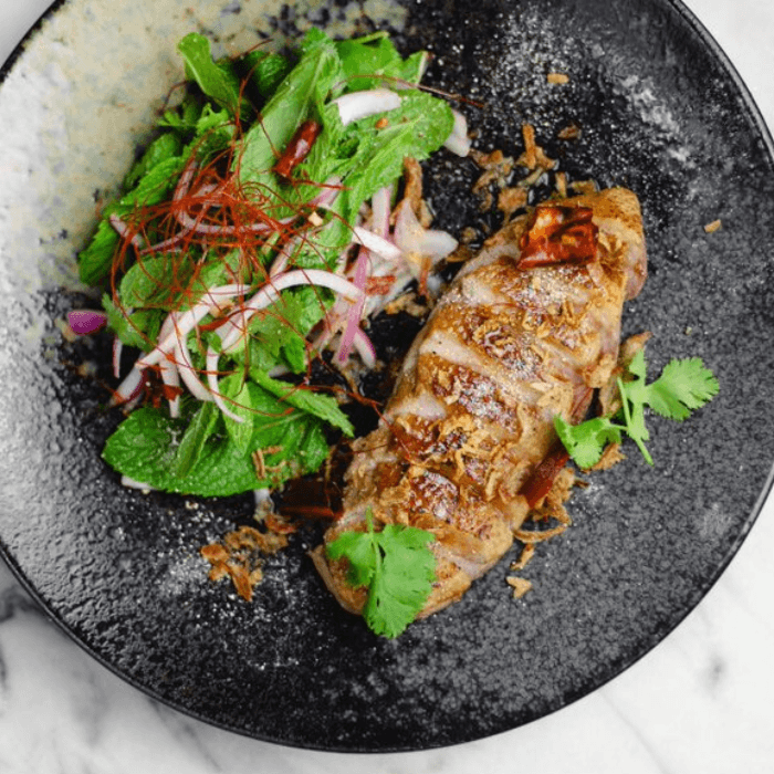 P4. Larb Duck Salad