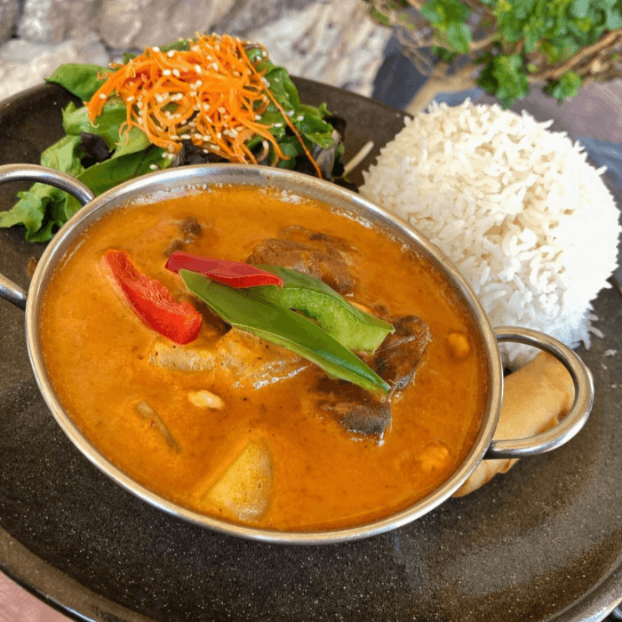 Lunch-Massaman Curry.