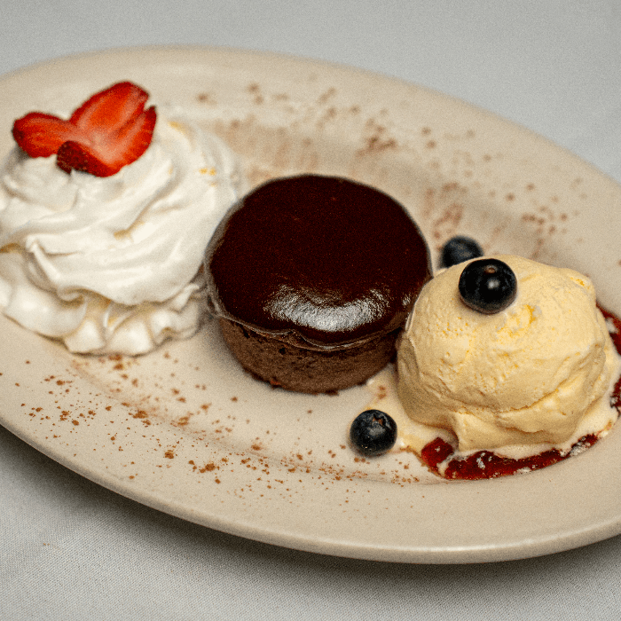 Brownie Con Helado