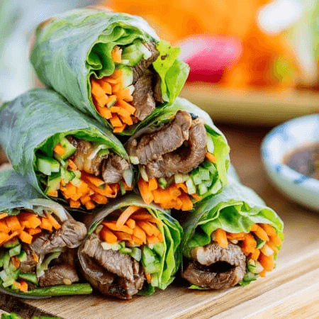 Lemongrass Beef Fresh Rolls