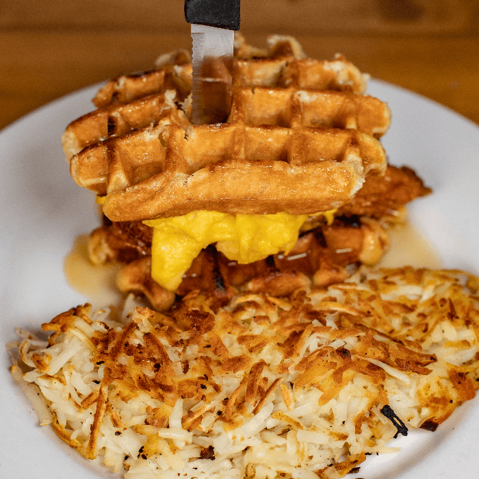 Sugar & Spice Waffle Sammie.