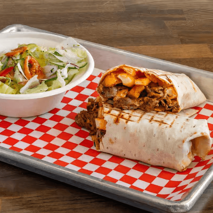 Algerian Steak Wrap