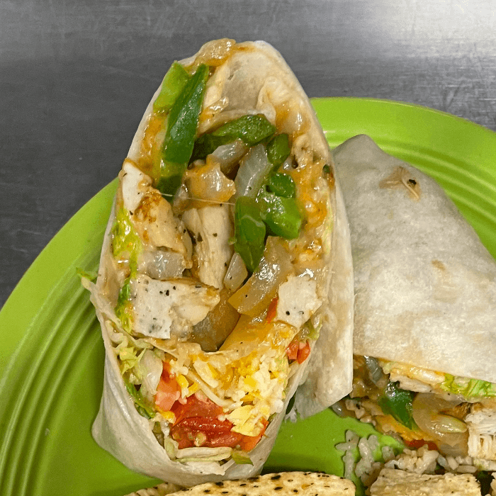 Chicken Fajita Wrap.
