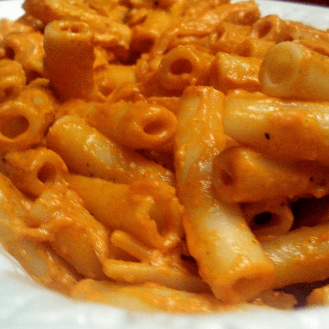 Penne Vodka Sauce.