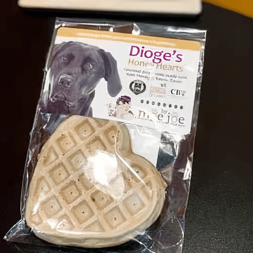 Heart Waffle - Dog Treat