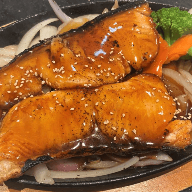 Salmon Teriyaki.