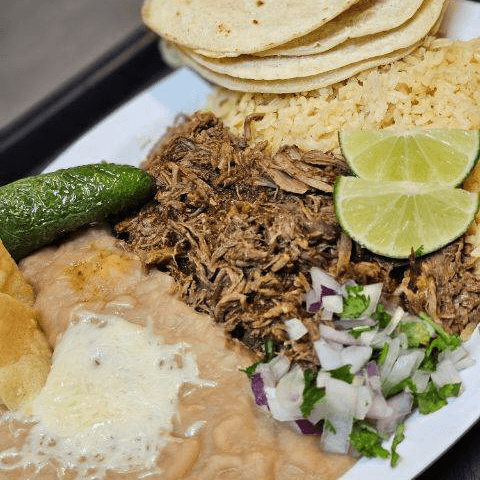 Birria Plate.